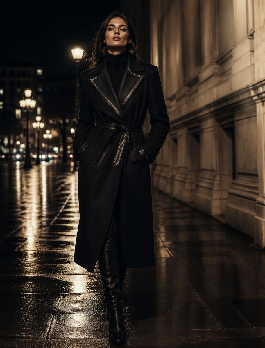 The Blackwake Coat worn by a model